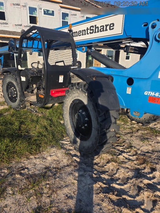 2019 Genie GTH-636 Canopy, Solid RT Tires, LED Work Lights, Beacon 60" QA Carriage, 48" Forks