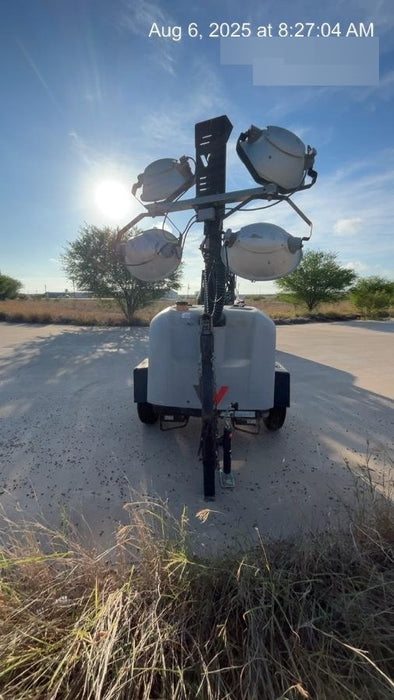 2019 Wacker Neuson LTV6L-MH Mobile Light Tower w/Fuel Level Sensor Installed