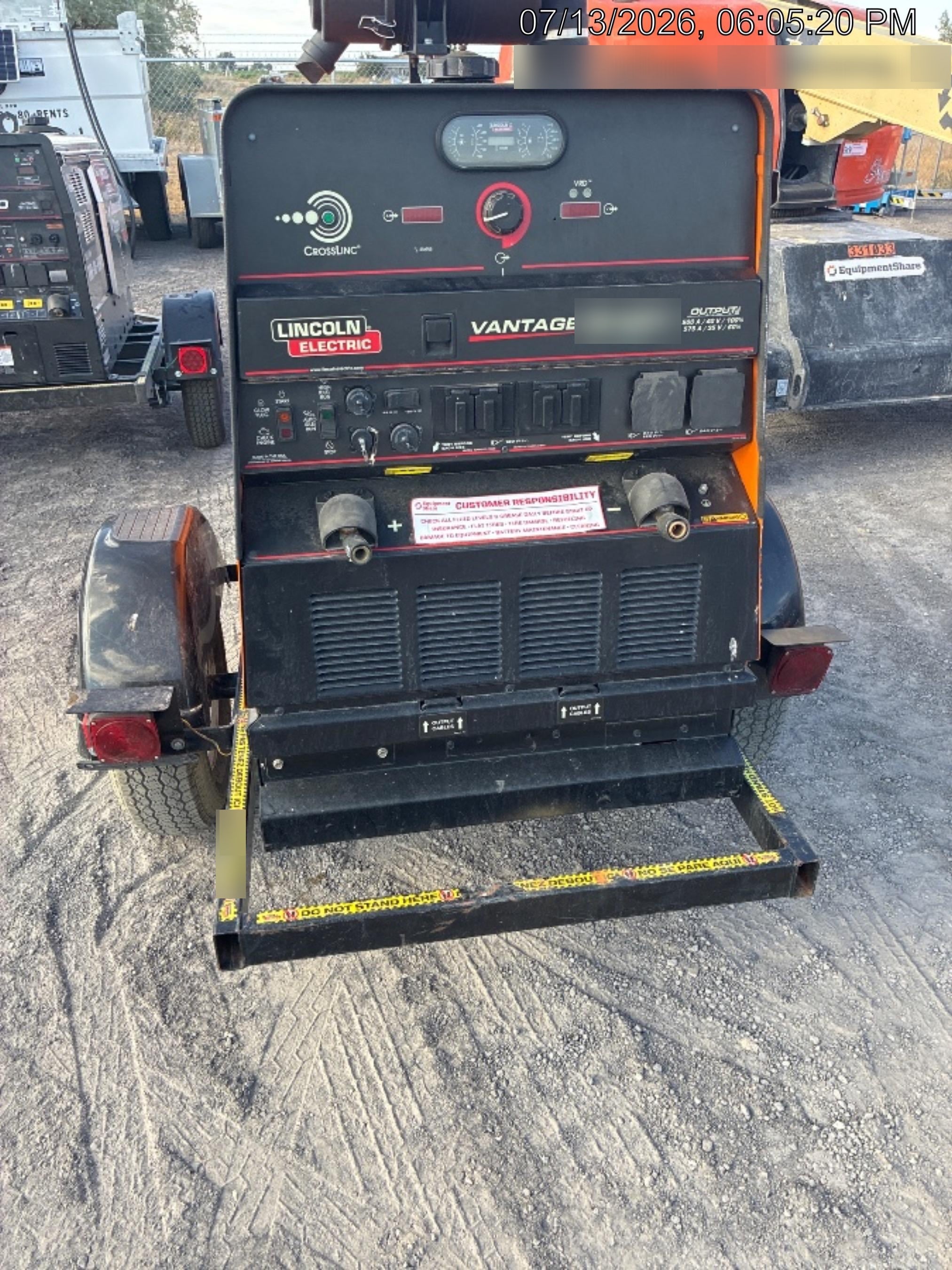 2022 Lincoln Electric Vantage 549X VANTAGE 549X READY-PAK 3