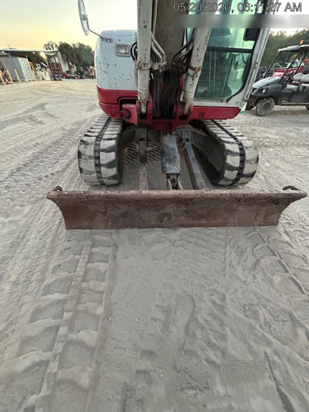 2019 Takeuchi TB290 Cab/Heat/AC Rubber tracks, Dozer blade, Travel alarm, Auxiliary hydraulics Manual QC, Hydraulic thumb, 18", 24", and 36" Buckets