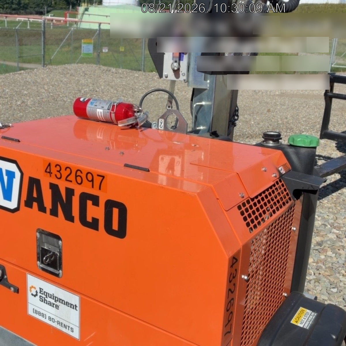 2024 Wanco WLTT-4MM4K Diesel, Deep Sea Controller, Shore Power Plug, Auto Start, (4) 350W LED Floodlights, 4kW Generator, 60 Gal Fuel Tank, 2" Ball, T3