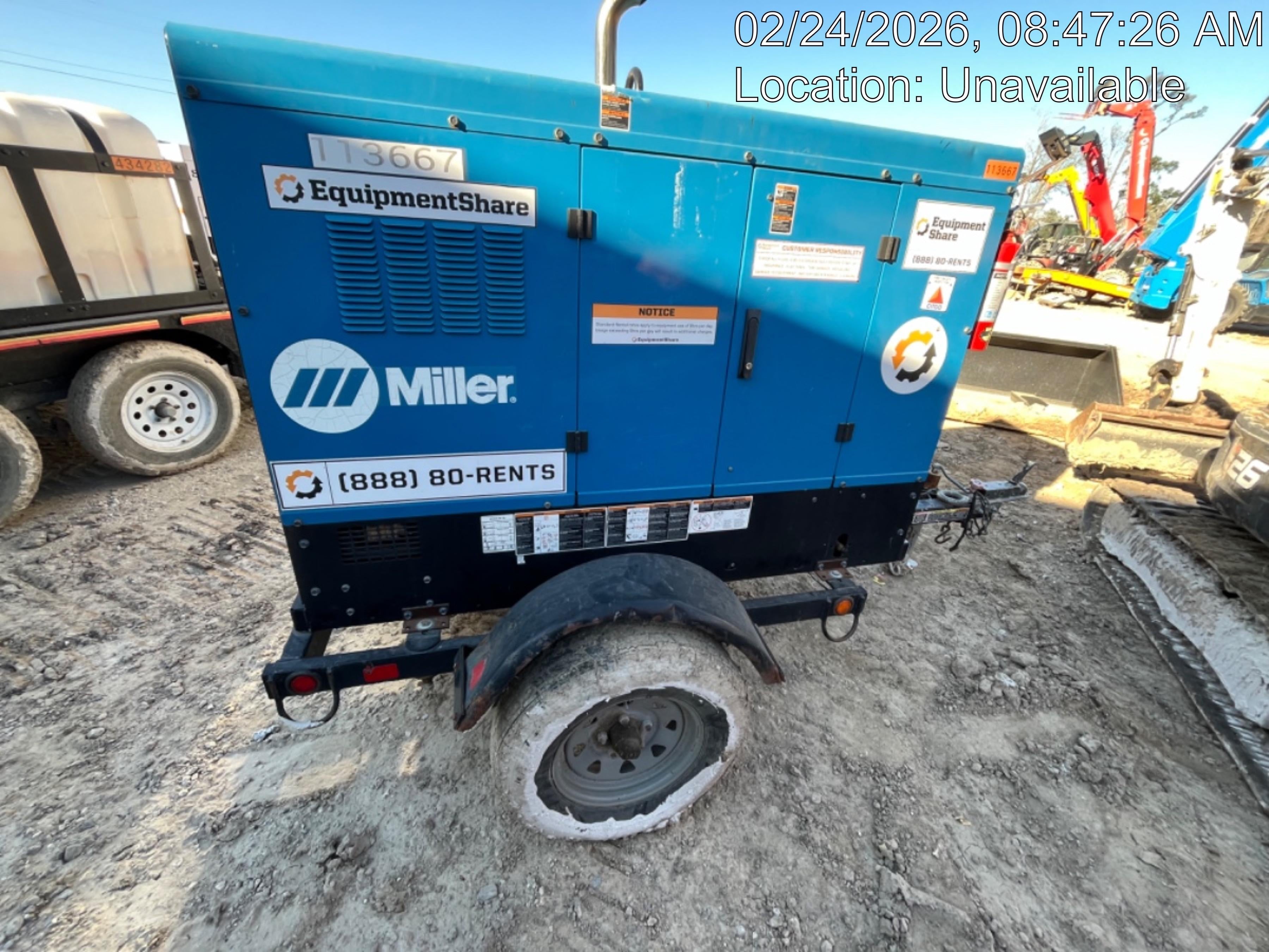 2020 Miller Electric BB500 BIG BLUE 500 PRO (KUBOTA) DELUXE W/ ARCREACH