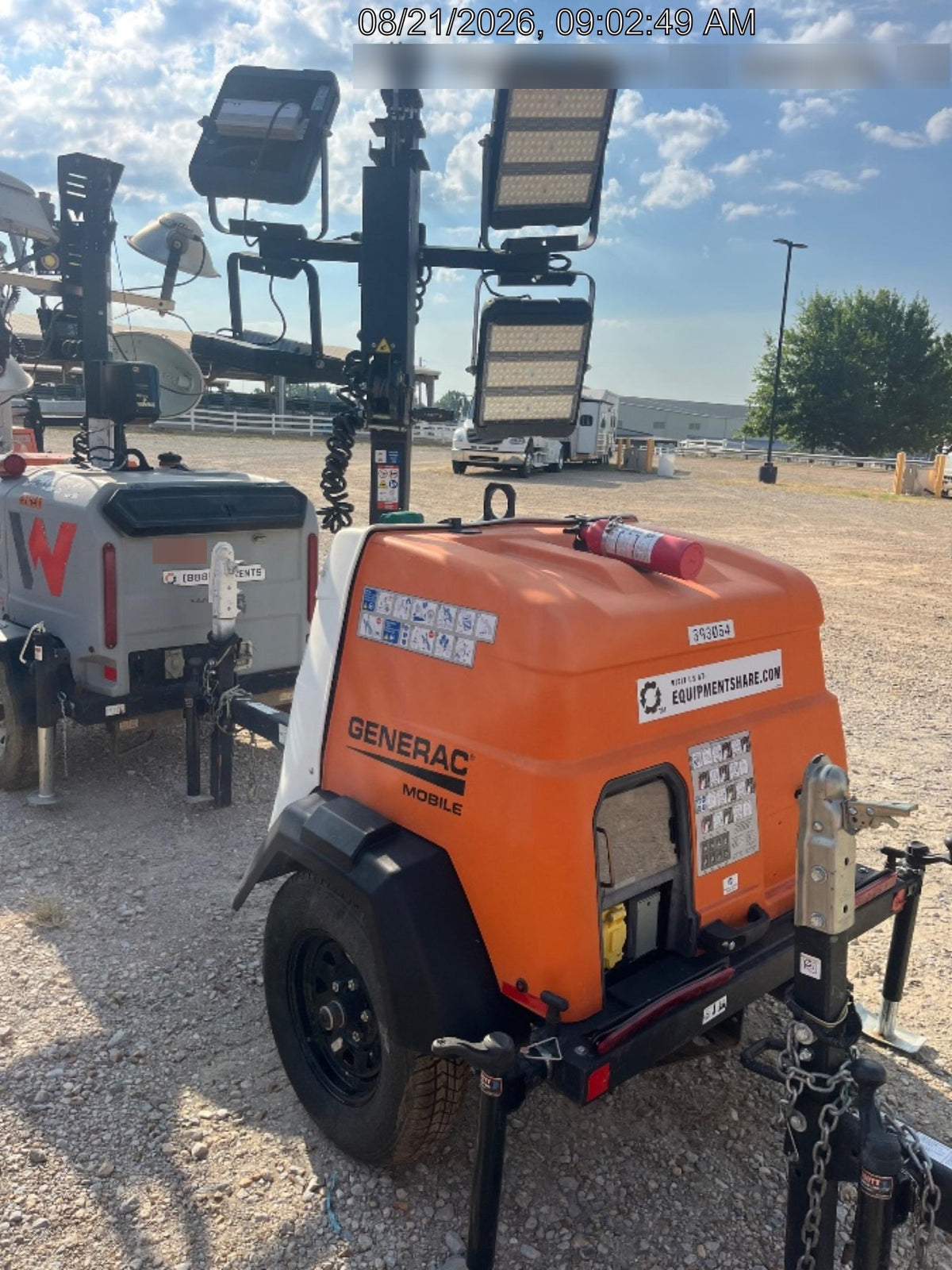 2024 Generac MLT2 Diesel, Flex Switch 120V Input, Powerzone Controller, 
(4) 320W LED Lights, 4kW Generator, 39.9 Gal Fuel Tank, 2" Ball, T3