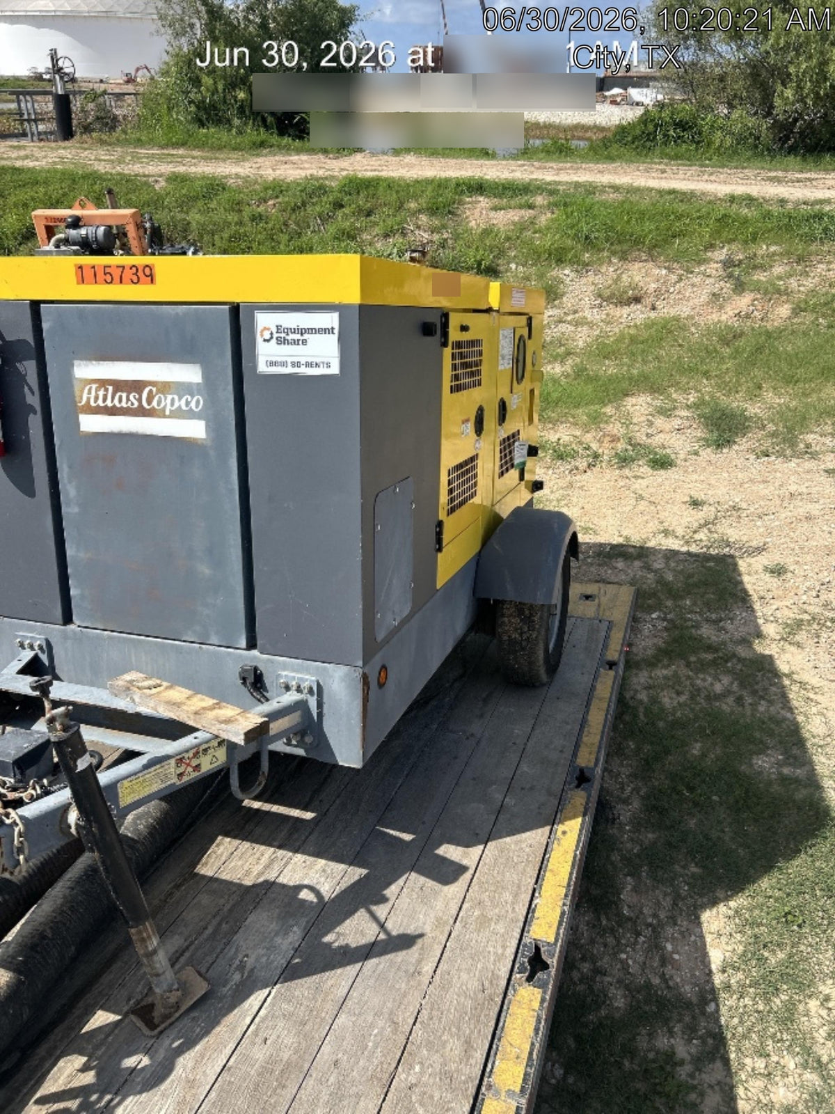 2020 ATLAS COPCO PAS 150 HF CS Enclosed