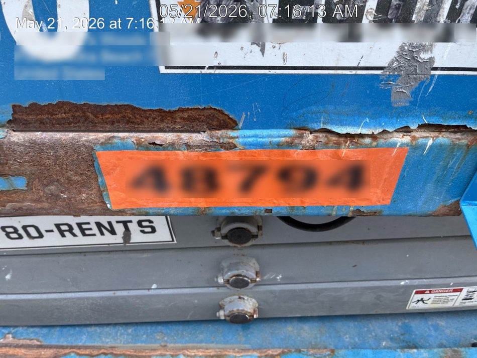 2019 Genie GS-1930 Fixed Rails with Chain Entry