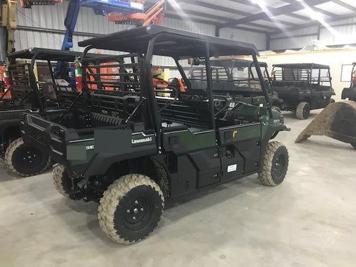 2019 Kawasaki Mule PRO-DXT Standard Options, Backup Alarm, Beacon, Plastic Hard Top, Poly Windshield, Horn Kit
