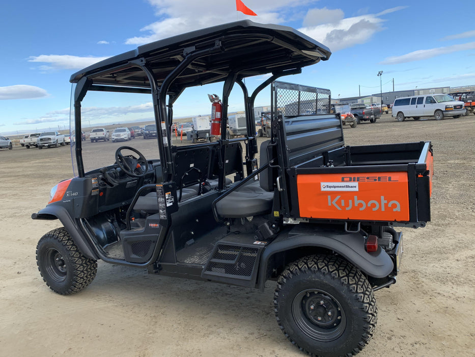 2022 Kubota RTV-X1140W-H Plastic Canopy, Windshield Acrylic Clear, LED Strobe Light, Wire Harness Kit, Back up Alarm