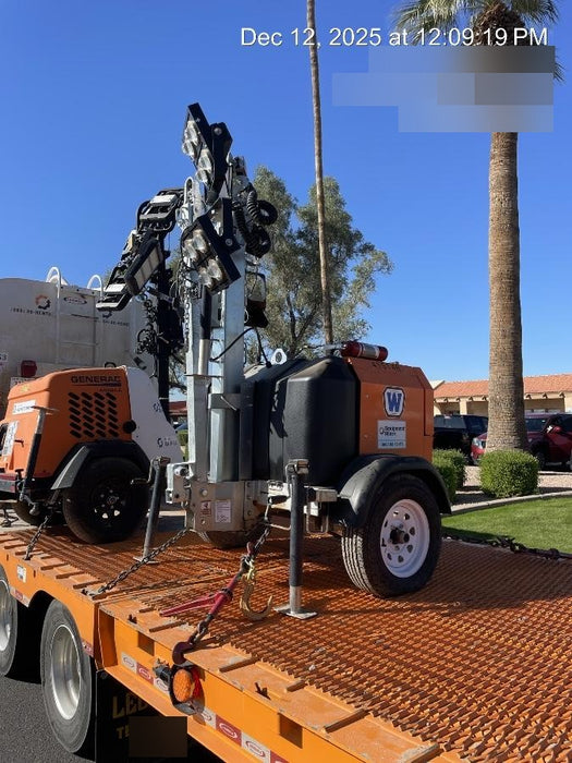 2024 Wanco WLTT-4MM4K Diesel, Deep Sea Controller, Shore Power Plug, Auto Start, (4) 350W LED Floodlights, 4kW Generator, 60 Gal Fuel Tank, 2" Ball, T3