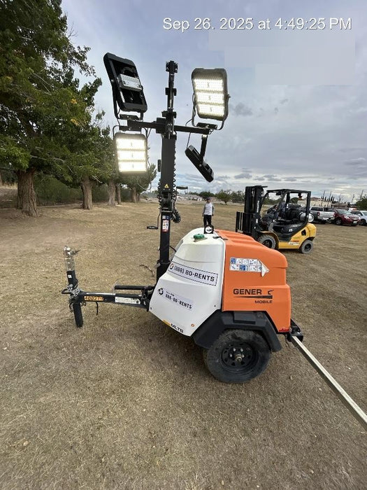2024 Generac MLT2 Diesel, Flex Switch 120V Input, Powerzone Controller, 
(4) 320W LED Lights, 4kW Generator, 39.9 Gal Fuel Tank, 2" Ball, T3