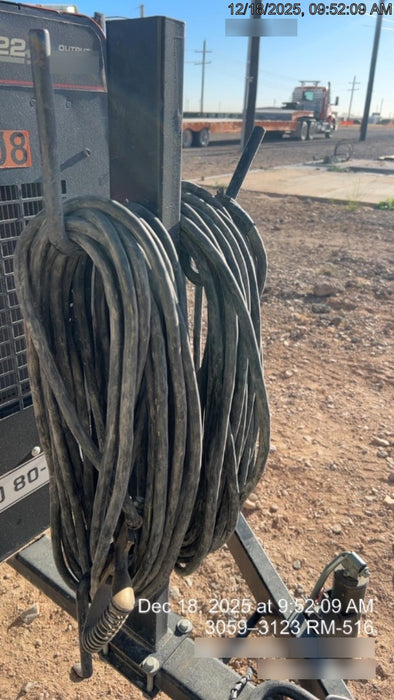 2021 Lincoln Electric Vantage 322 Vantage 322 Ready Pak 3 w/ Telematics & Decals, ORANGE (includes trailer, cable rack, fender light kit)