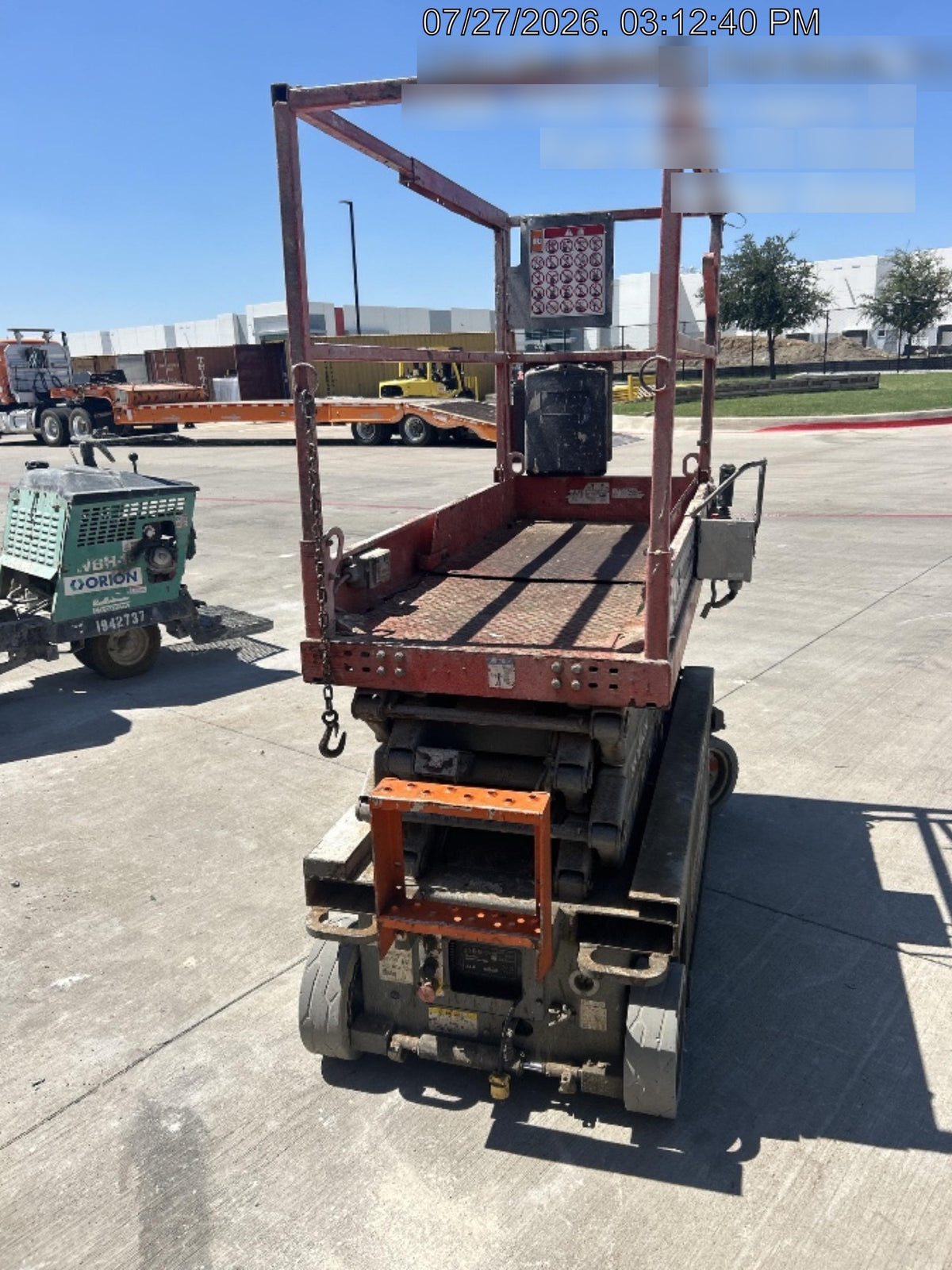 2015 Skyjack SJIII-3219 19' Scissor Lift