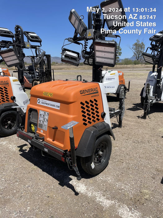 2024 Generac MLT2 Diesel, Flex Switch 120V Input, Powerzone Controller, 
(4) 320W LED Lights, 4kW Generator, 39.9 Gal Fuel Tank, 2" Ball, T3