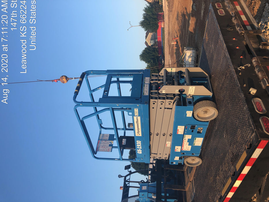 2020 Genie GS-1930 Solid Non Marking Tires, Beacon, Folding rails with half height swing gate