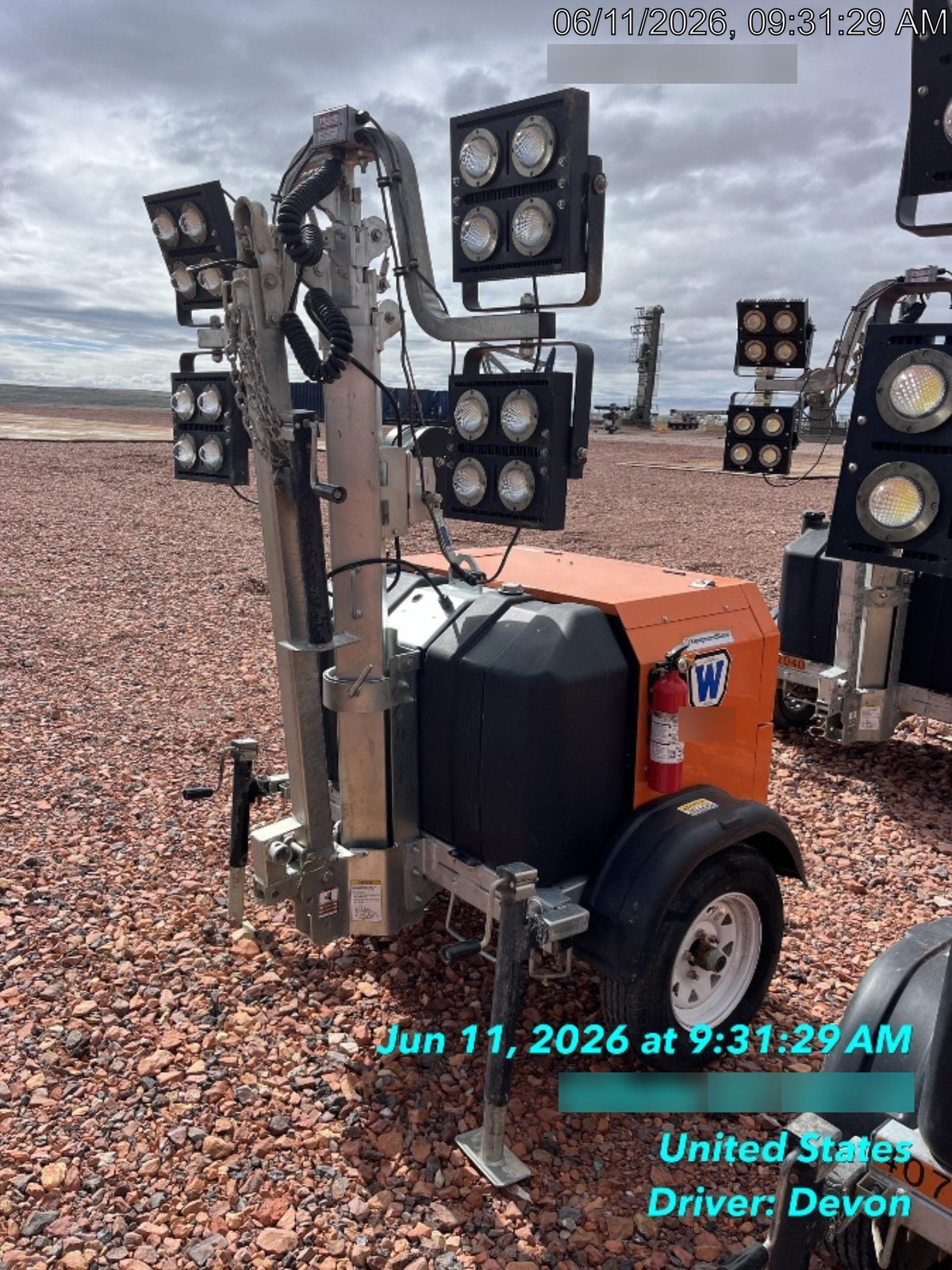 2023 Wanco WLTT-4MM4K Diesel, Deep Sea Controller, Shore Power Plug, Auto Start, (4) 350W LED Floodlights, 4kW Generator, 60 Gal Fuel Tank, 2" Ball, T3