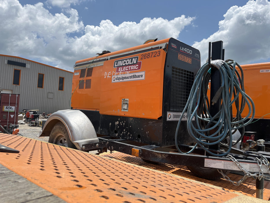 2022 Lincoln Electric LE400 Kubota V1505, Trlr, Cable Rack, Light Kit, ES Decals, T3