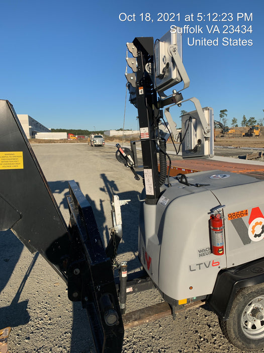 2020 Wacker Neuson LTV6K LTV6K-METAL HALIDE LIGHT TOWER 60HZ KUBOTA LED 300