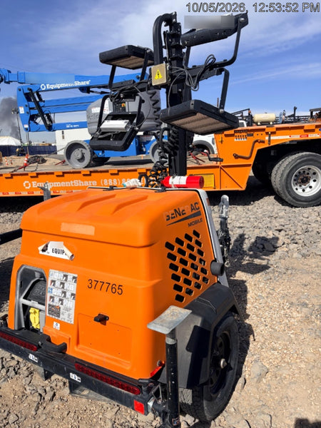 2023 Generac MLT2 Diesel, Flex Switch 120V Input, Powerzone Controller, 
(4) 320W LED Lights, 4kW Generator, 39.9 Gal Fuel Tank, 2" Ball, T3