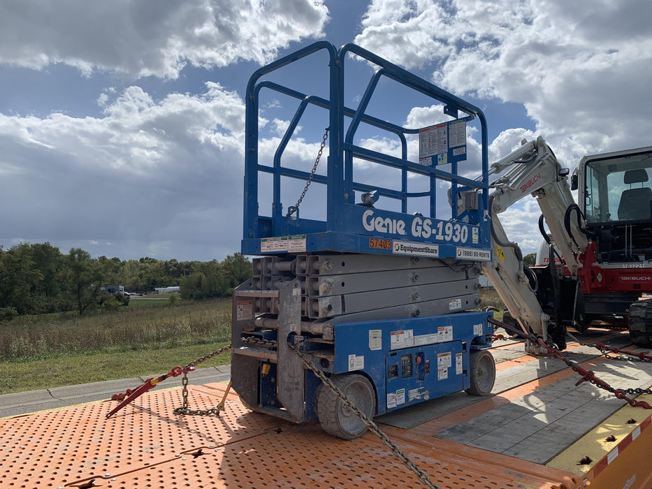 2016 Genie GS-1930 Standard Rental Specs