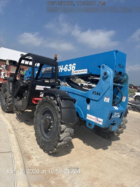 2018 Genie GTH-636 Genie GTH-636 w/Open ROPS, Solid Tires, Work Light/Beacon, 48" Carriage and Forks