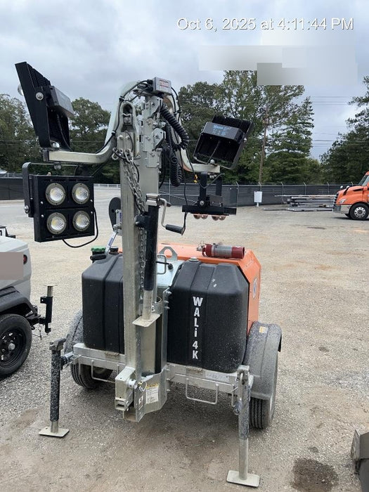 2025 Wanco WLTT-4MM4K Diesel, Mitsubishi L2E, 9.0HP @1800 rpm, Deep Sea Controller, Shore Power Plug, Auto Start, (4) 350W LED Floodlights, 4kW Generator, 60 Gal Fuel Tank, 2" Ball, T3