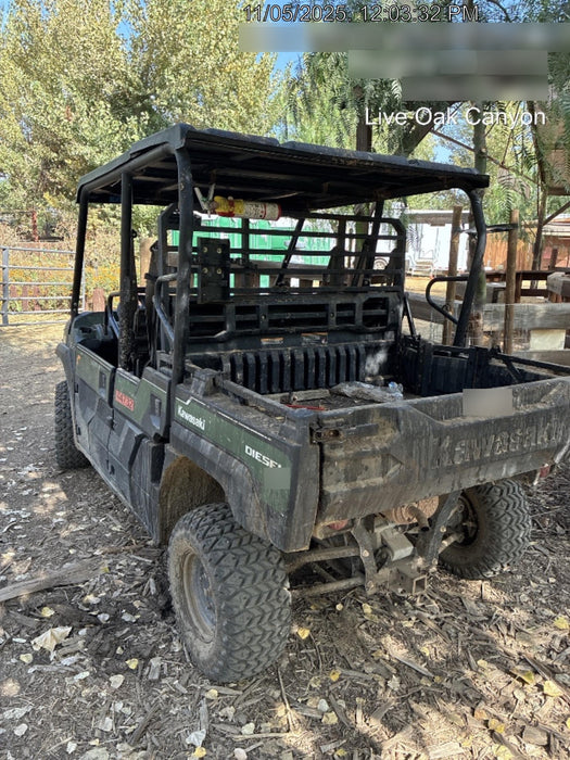 Kawasaki Mule PRO-DXT Standard Options, Backup Alarm, Beacon, Plastic Hard Top, Poly Windshield, Horn Kit