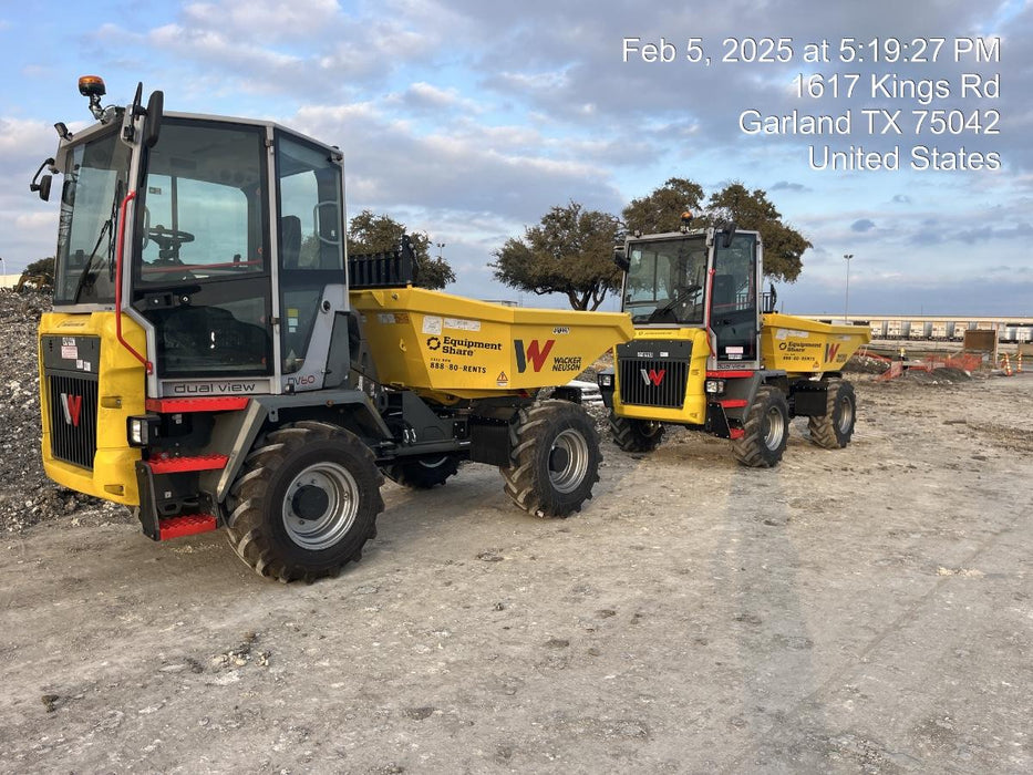 2025 WACKER NEUSON DV604 Cab Standard Tires