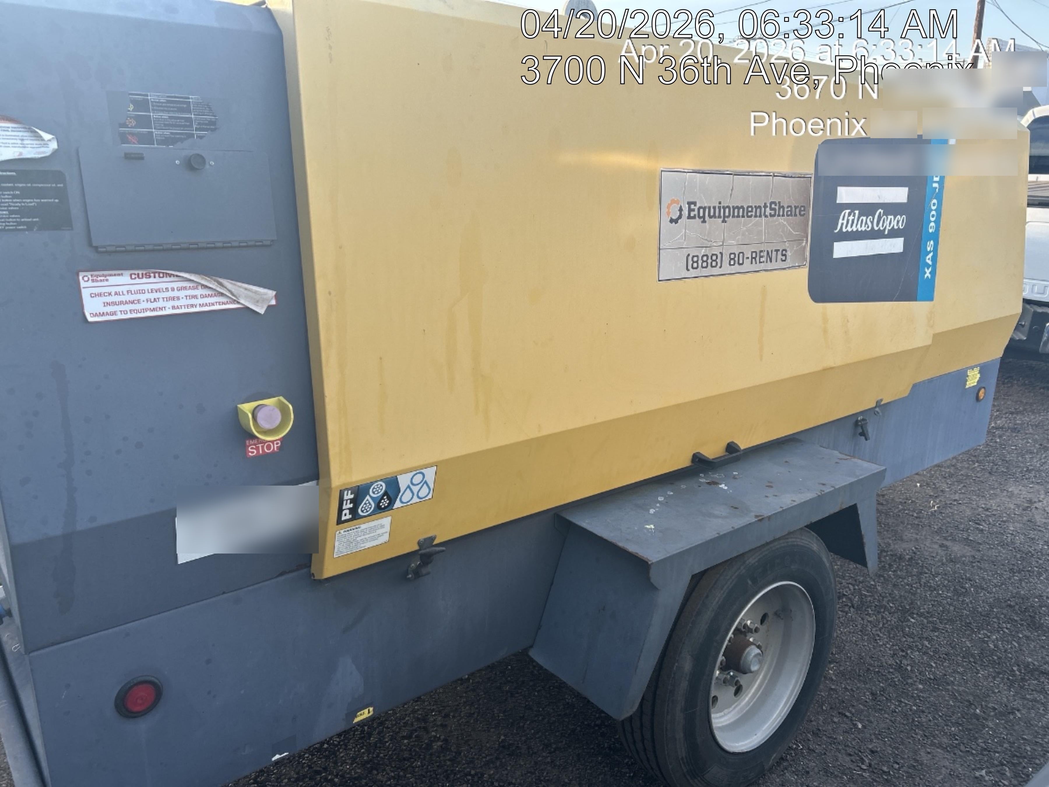 2020 ATLAS COPCO XAS 900
