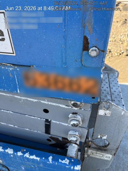 2020 Genie GS-1930 Solid Non Marking Tires, Beacon, Folding rails with half height swing gate