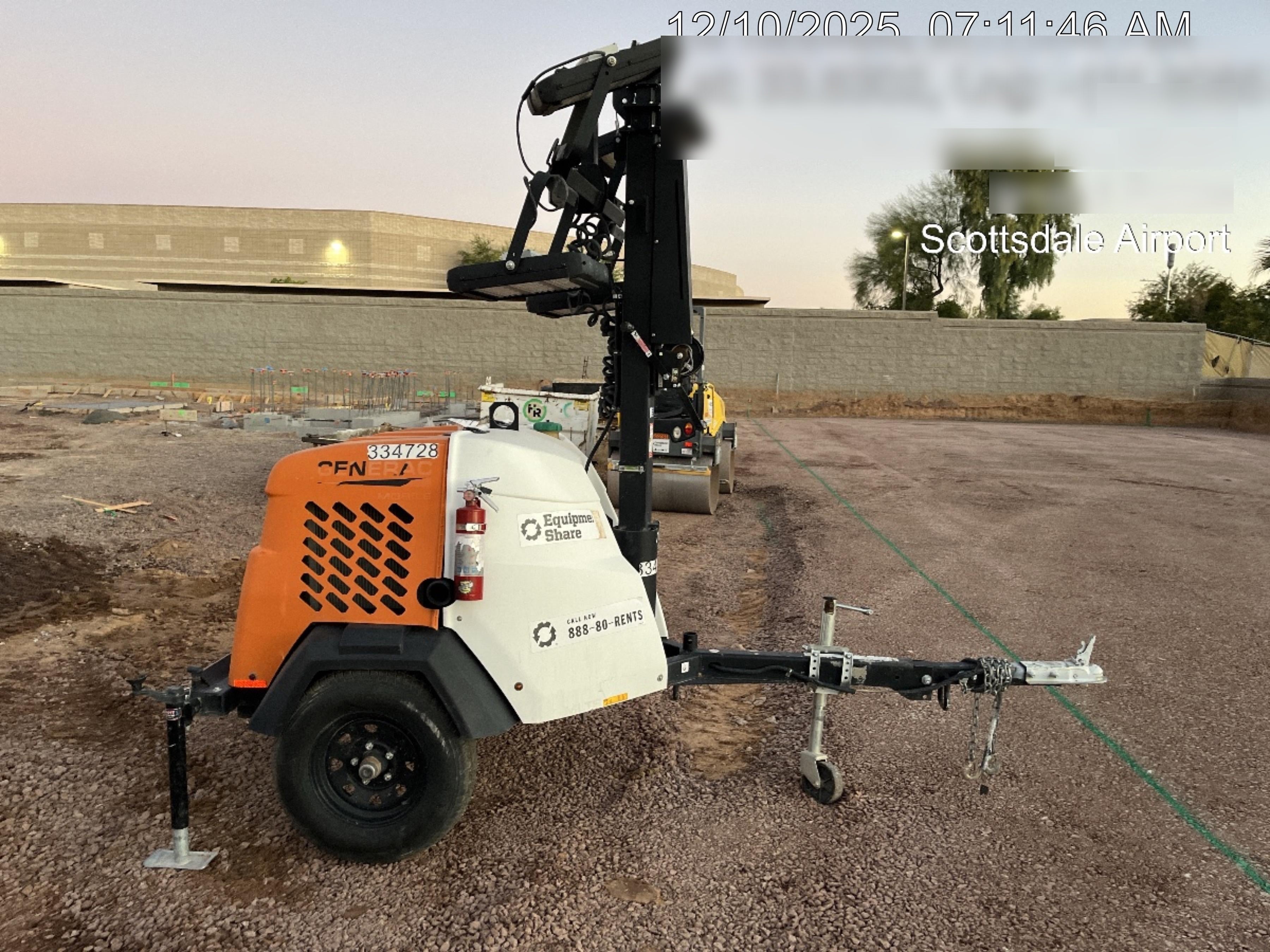 2023 Generac MLT2 Diesel, Flex Switch 120V Input, Powerzone Controller, (4) 320W LED Lights, 4kW Generator, 39.9 Gal Fuel Tank, 2" Ball, T3