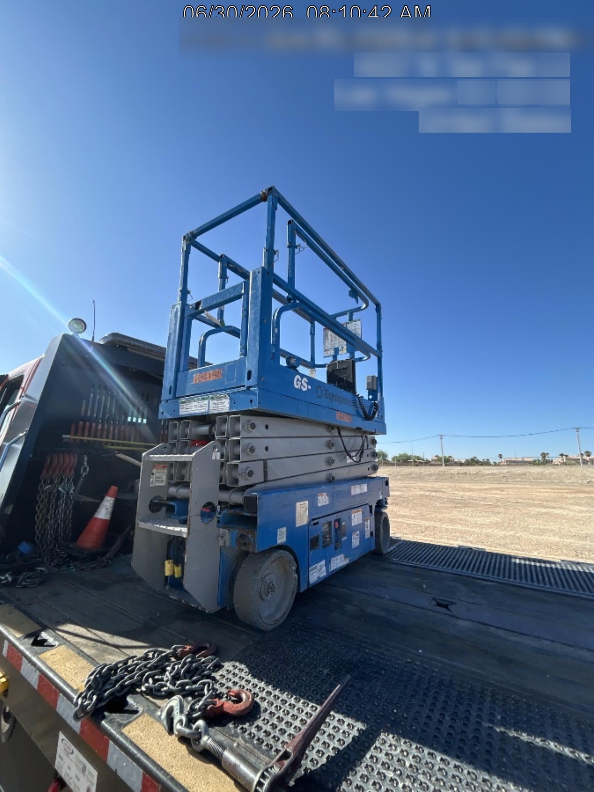 2020 Genie GS-1930 Solid Non Marking Tires, Beacon, Folding rails with half height swing gate, 800W Inverter
