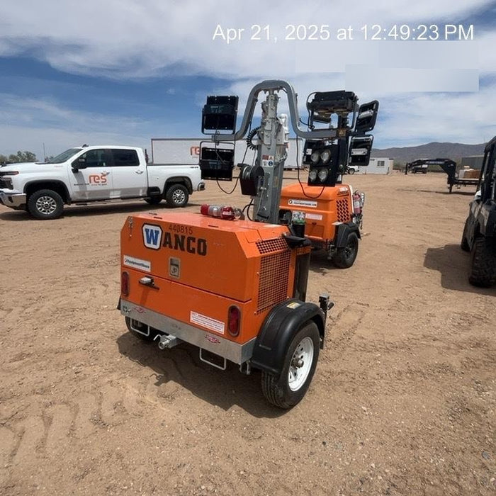 2024 Wanco WLTT-4MM4K Diesel, Deep Sea Controller, Shore Power Plug, Auto Start, (4) 350W LED Floodlights, 4kW Generator, 60 Gal Fuel Tank, 2" Ball, T3
