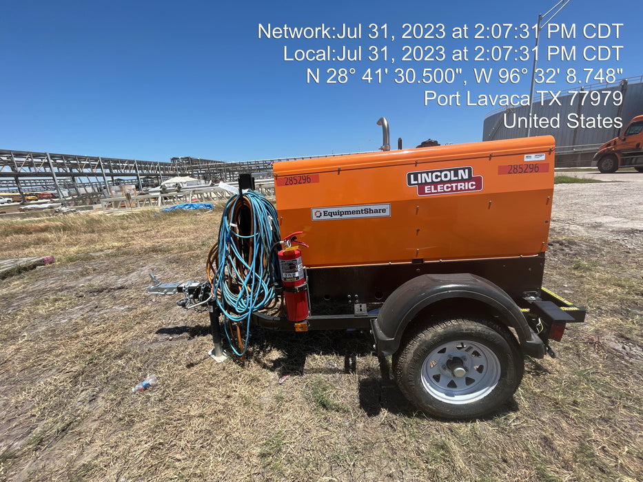 2022 Lincoln Electric LE400 Kubota V1505, Trlr, Cable Rack, Light Kit, ES Decals, T3