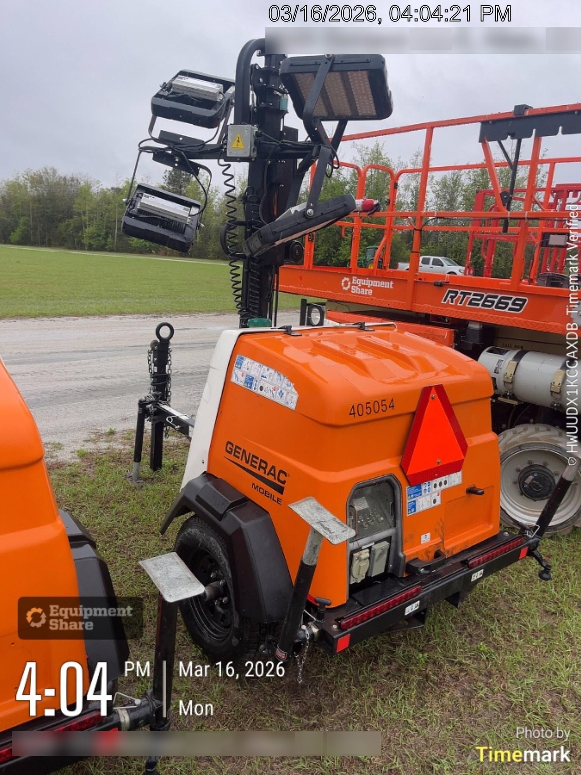 2024 Generac MLT6SKDS-STD4 ELEC WINCH Diesel, Electric Winch Mast, Powerzone Controller, (4) 320W LED Lights, 4kW Generator, 39.9 Gal Fuel Tank, 2" Ball, T3