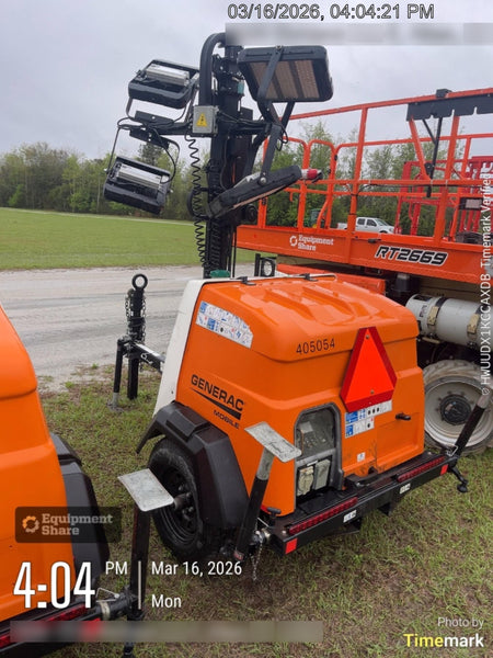 2024 Generac MLT6SKDS-STD4 ELEC WINCH Diesel, Electric Winch Mast, Powerzone Controller, (4) 320W LED Lights, 4kW Generator, 39.9 Gal Fuel Tank, 2" Ball, T3