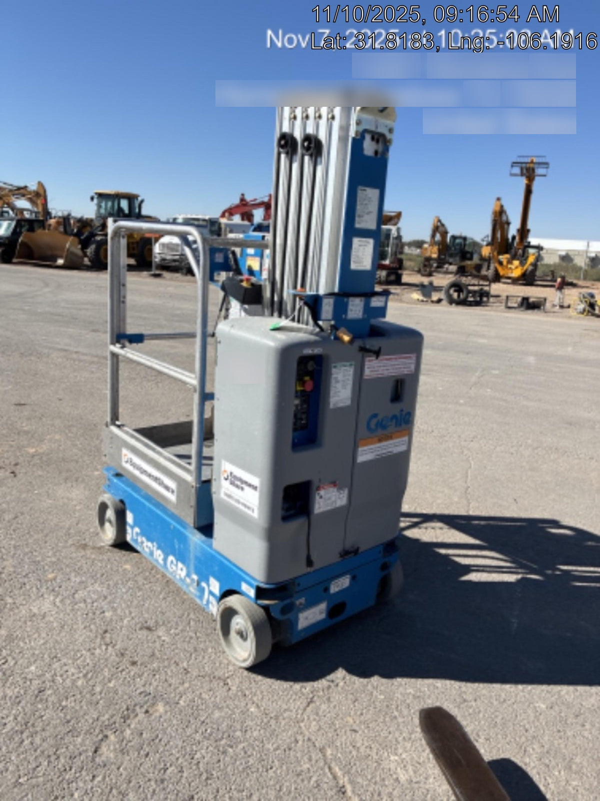 2019 GENIE GR-20