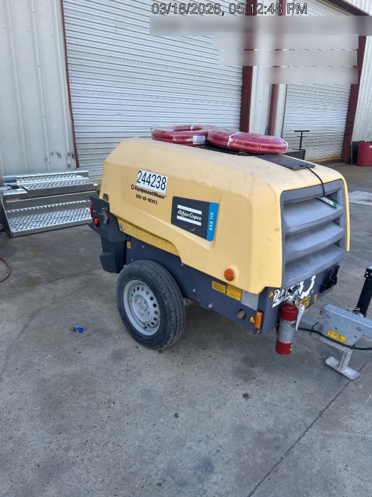 2022 ATLAS COPCO XAS 110