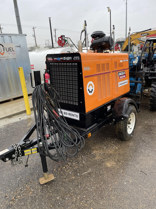 2021 Lincoln Electric Vantage 549X Ready Pak 3, ORANGE (includes trailer, cable rack, fender light kit)