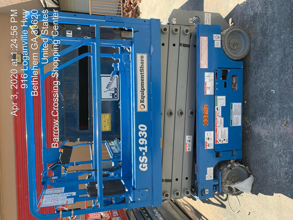 2020 Genie GS-1930 Standard Machine