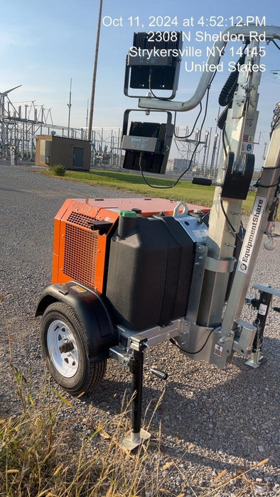 2024 Wanco WLTT-4MM4K Diesel, Deep Sea Controller, Shore Power Plug, Auto Start, (4) 350W LED Floodlights, 4kW Generator, 60 Gal Fuel Tank, 2" Ball, T3