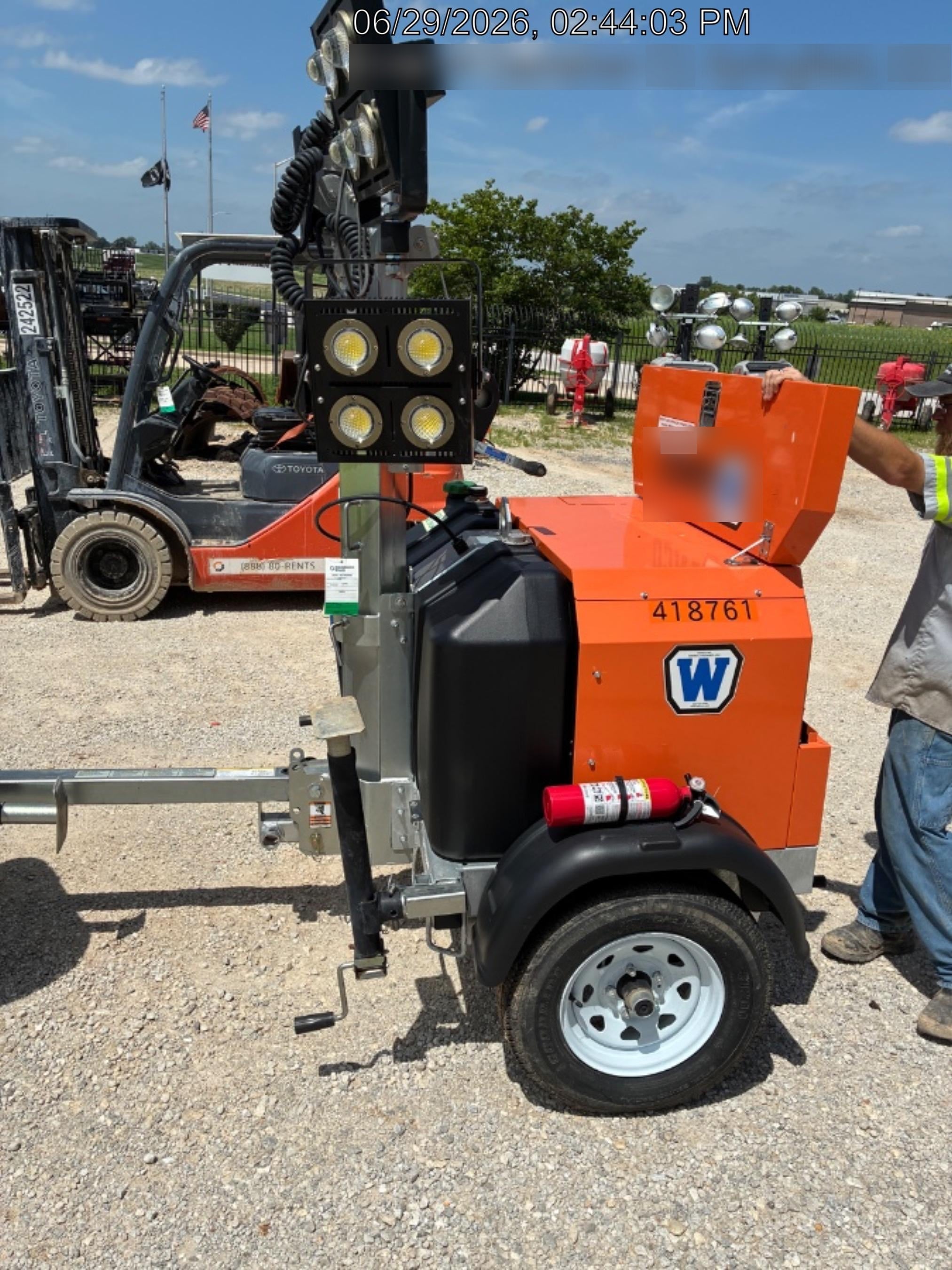 2024 Wanco WLTT-4MM4K Diesel, Deep Sea Controller, Shore Power Plug, Auto Start, (4) 350W LED Floodlights, 4kW Generator, 60 Gal Fuel Tank, 2" Ball, T3
