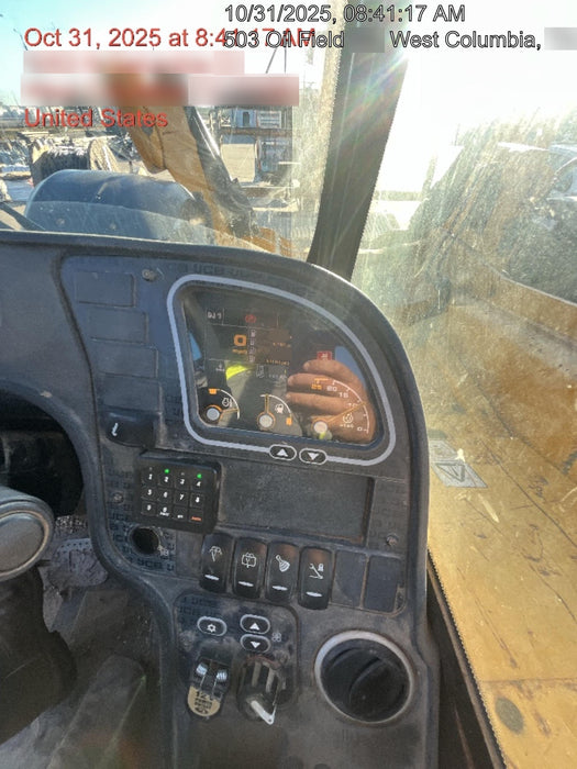 2018 JCB 510-56 JCB 510-56 Telehandler 74 HP w/CAB/HVAC, Beacon, Worklights, Aux Hydraulics, Solid Tires, 60" Carriage/Forks