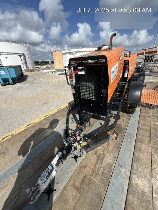 2021 Lincoln Electric Vantage 322 Vantage 322 Ready Pak 3 w/ Decals, ORANGE (includes trailer, cable rack, fender light kit) NO Telematics