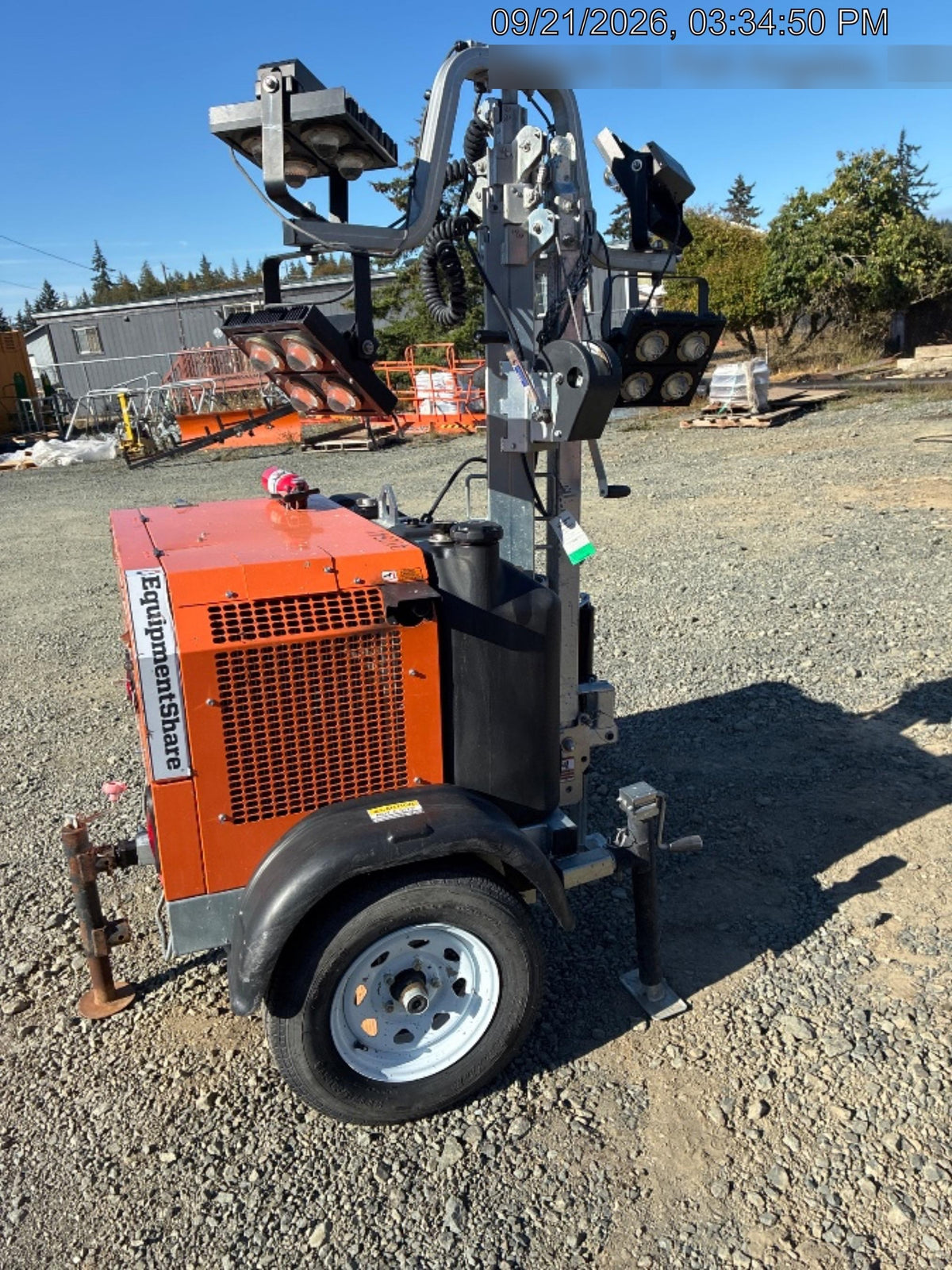 2024 Wanco WLTT-4MM4K Diesel, Deep Sea Controller, Shore Power Plug, Auto Start, (4) 350W LED Floodlights, 4kW Generator, 60 Gal Fuel Tank, 2" Ball, T3