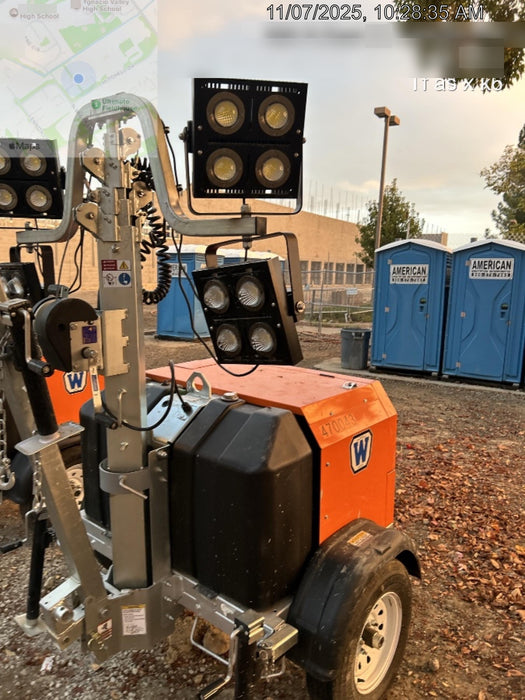 2024 Wanco WLTT-4MM4K Diesel, Deep Sea Controller, Shore Power Plug, Auto Start, (4) 350W LED Floodlights, 4kW Generator, 60 Gal Fuel Tank, 2" Ball, T3