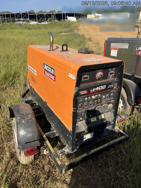 2023 Lincoln Electric LE400 Kubota V1505, Trlr, Cable Rack, Light Kit, ES Decals, T3