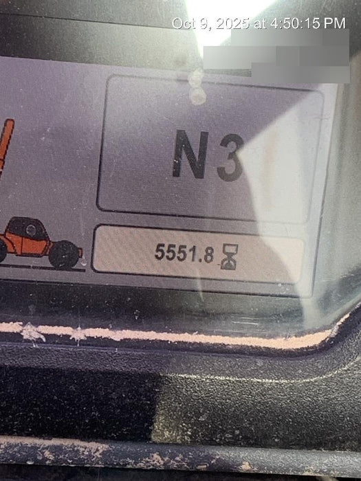 2019 JLG 1255 JLG 1255 T4F w/Open ROPS, Solid Tires, Work Lights/Beacon, 60" Carriage/Forks