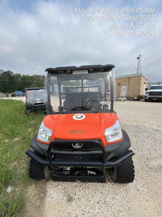 2022 Kubota RTV-X1140W-H Plastic Canopy, Windshield Acrylic Clear, LED Strobe Light, Wire Harness Kit, Back up Alarm