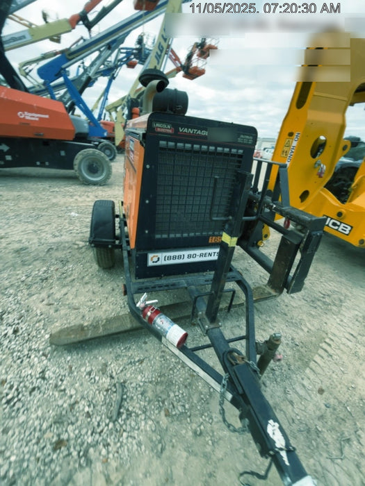 2021 Lincoln Electric Vantage 549X Ready Pak 3, ORANGE (includes trailer, cable rack, fender light kit)