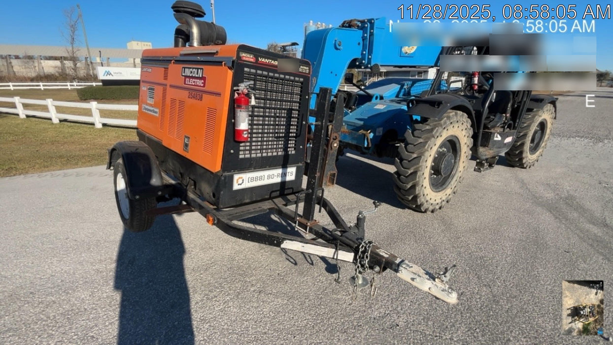 2022 Lincoln Electric Vantage 549X Crosslink Technology, Trailer Mounted, ES Decals, T3