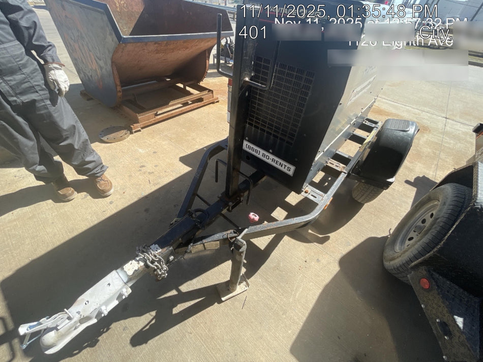 2019 Lincoln Electric Vantage 322 Ready-Pak 3, Two Wheel Trailer, Fender and Light Kit, Cable Rack